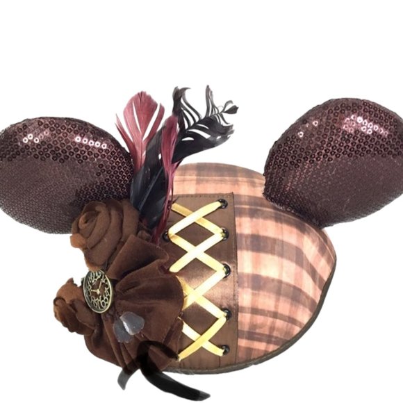 Disney STEAM PUNK EARS MICKEY MINNIE - Picture 3 of 6